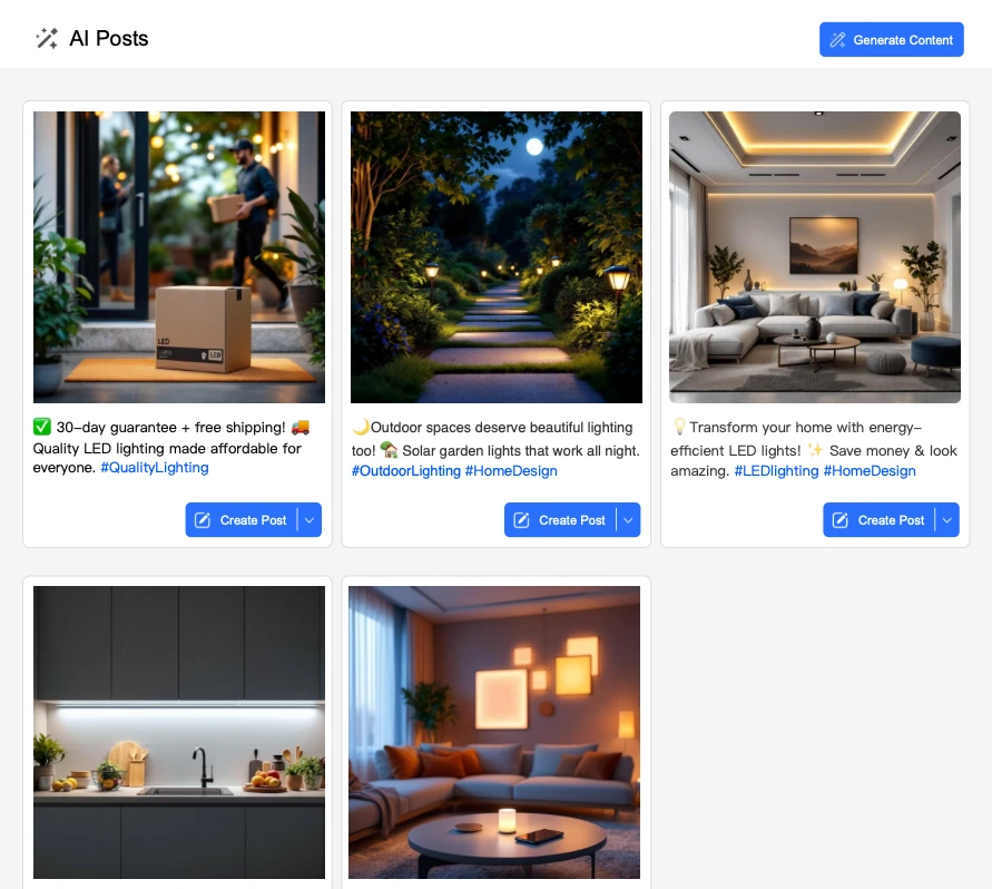 AI Auto Posts Feature